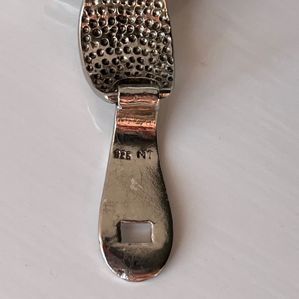 Vintage CZ Pendant in Sterling Silver - Picture 5 of 10